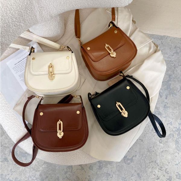 women's portable new shoulder ladies solid korean bag lock mortise retro bags saddle fashion color diagonal cover 2021 vbvrw
women's portable new shoulder ladies solid korean bag lock mortise retro bags saddle fashion color diagonal cover 2021 vbvrw