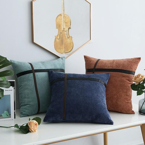 nordic velvet pillowcase pu stripes patchwork throw pillow cover plush solid cushion car sofa home decor 45x45cm cushion/decorative
nordic velvet pillowcase pu stripes patchwork throw pillow cover plush solid cushion car sofa home decor 45x45cm cushion/decorative