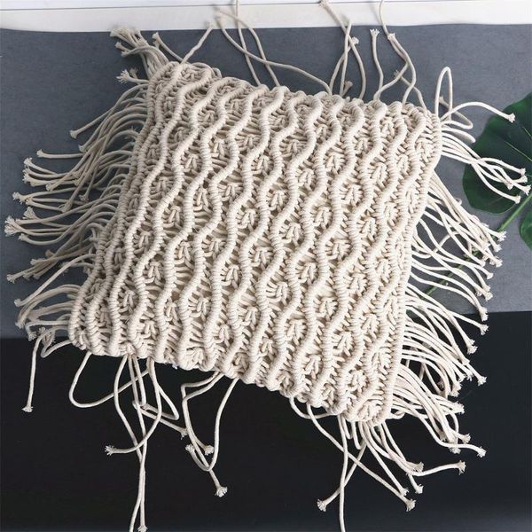 cushion/decorative pillow tassels cushion cover beige handmade square pillowcase sofa home decor for living room bed 45x 45cm
cushion/decorative pillow tassels cushion cover beige handmade square pillowcase sofa home decor for living room bed 45x 45cm