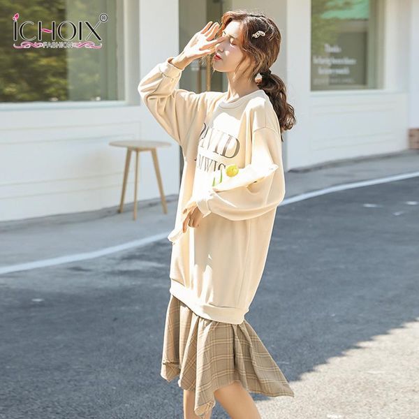 casual dresses -4xl women autumn thin woolen straight long dress ladies ruffle hem fake two piece round collar sleeve pullovers, Black;gray
casual dresses -4xl women autumn thin woolen straight long dress ladies ruffle hem fake two piece round collar sleeve pullovers, Black;gray