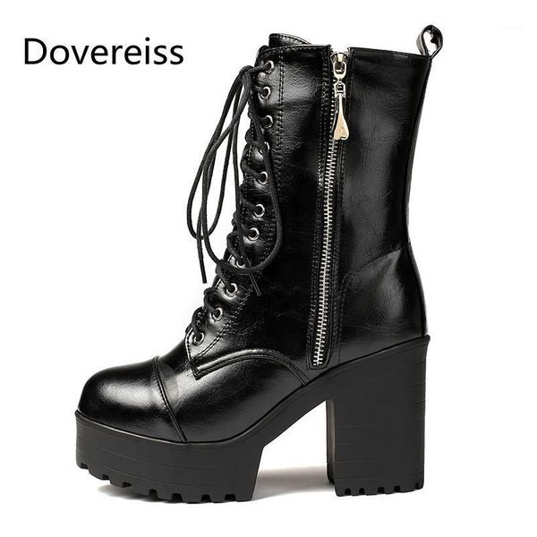 boots fashion winter pure color round toe elegant waterproof cross tied motercycle chunky heels ankle 34-441, Black
boots fashion winter pure color round toe elegant waterproof cross tied motercycle chunky heels ankle 34-441, Black