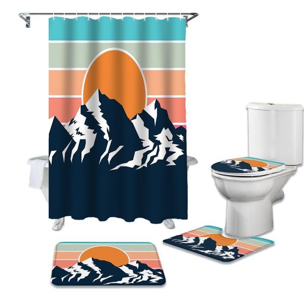 shower curtains peaks snow mountains sunrise curtain sets non-slip rugs toilet lid cover and bath mat waterproof bathroom
shower curtains peaks snow mountains sunrise curtain sets non-slip rugs toilet lid cover and bath mat waterproof bathroom