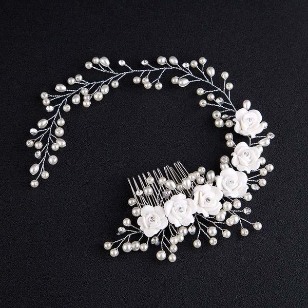 hair clips & barrettes fashion korean women comb bride wedding clip handmade flowers beads decoration ladies hairs accessories ac889, Golden;silver
hair clips & barrettes fashion korean women comb bride wedding clip handmade flowers beads decoration ladies hairs accessories ac889, Golden;silver