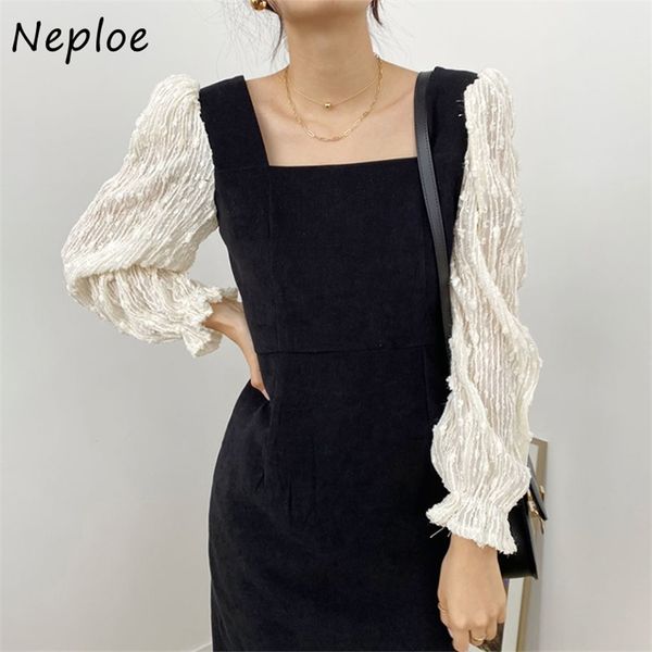 square collar clavicle exposed dress women high waist hip a line slim vestidos draped design hit color robe wild 210422, Black;gray
square collar clavicle exposed dress women high waist hip a line slim vestidos draped design hit color robe wild 210422, Black;gray