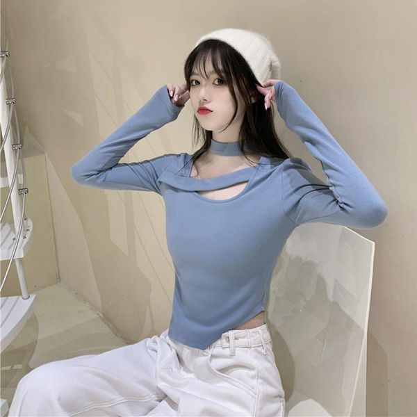 spring autumn blue slim long sleeve woman tshirts korean fashion clothing hollow out tees casual asymmetry ladies hipster women's t-sh, White
spring autumn blue slim long sleeve woman tshirts korean fashion clothing hollow out tees casual asymmetry ladies hipster women's t-sh, White