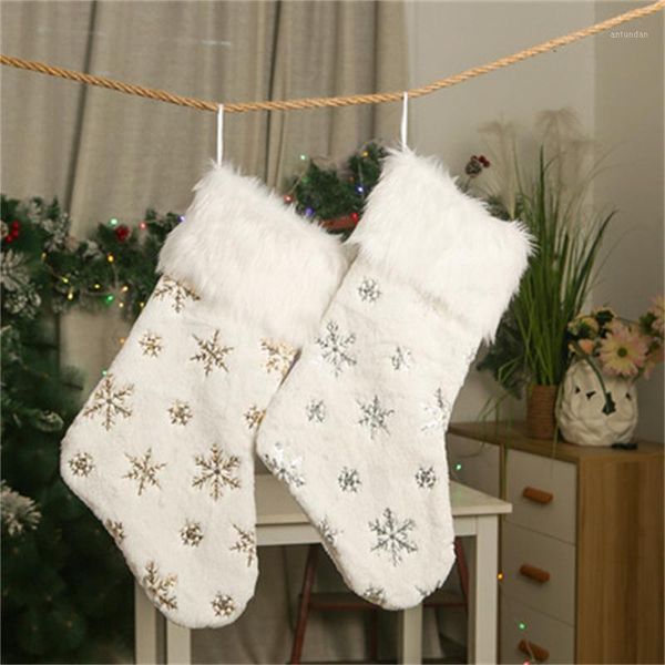 christmas decorations 1 pcs 46x20cm decoration white stocking year decor 2022 snow printing home ornaments
christmas decorations 1 pcs 46x20cm decoration white stocking year decor 2022 snow printing home ornaments