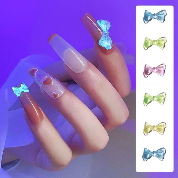 nail art decorations 20pcs/box luminous diy bowknot jewelry mixed size frosted transparent candy color glitter delicate decoration, Silver;gold
nail art decorations 20pcs/box luminous diy bowknot jewelry mixed size frosted transparent candy color glitter delicate decoration, Silver;gold