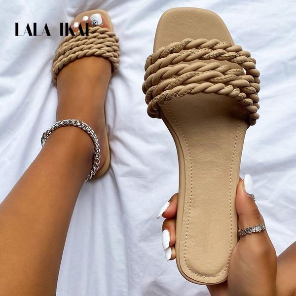 2021 summer flat slippers square head women's shoes solid color weaving women flip flop large size zapatos de mujer, Black
2021 summer flat slippers square head women's shoes solid color weaving women flip flop large size zapatos de mujer, Black