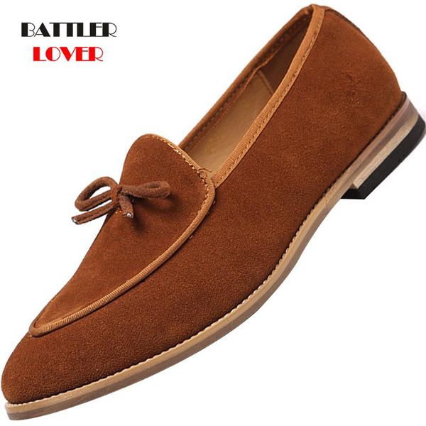 dress shoes 2021 cow suede leather men loafer fashion slip on casual shoe for male party wedding driving footwear big size 37-48, Black
dress shoes 2021 cow suede leather men loafer fashion slip on casual shoe for male party wedding driving footwear big size 37-48, Black