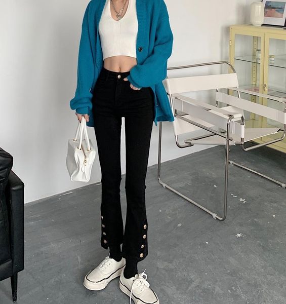 women's jeans ytx177 2021 korean style high-waisted slimming all-match washable age-reducing micro trousers women, Blue
women's jeans ytx177 2021 korean style high-waisted slimming all-match washable age-reducing micro trousers women, Blue