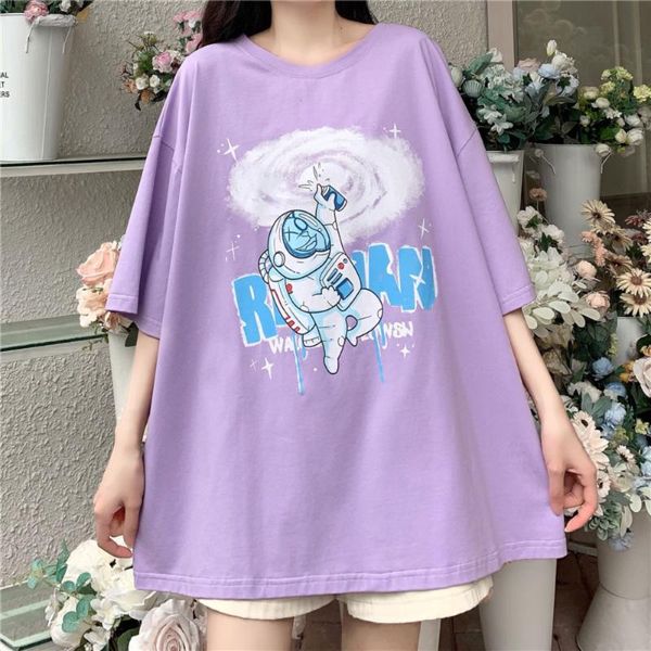 women's t-shirt zottsoz short sleeve tees summer harajuku japanese cartoon astronaut print tshirt women fashion korean casual loose, White
women's t-shirt zottsoz short sleeve tees summer harajuku japanese cartoon astronaut print tshirt women fashion korean casual loose, White