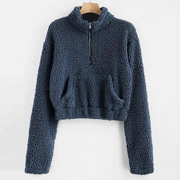 women's hoodies & sweatshirts spring winter plush short womens plus size long sleeve casual solid pocket pullower women warm clothes, Black
women's hoodies & sweatshirts spring winter plush short womens plus size long sleeve casual solid pocket pullower women warm clothes, Black