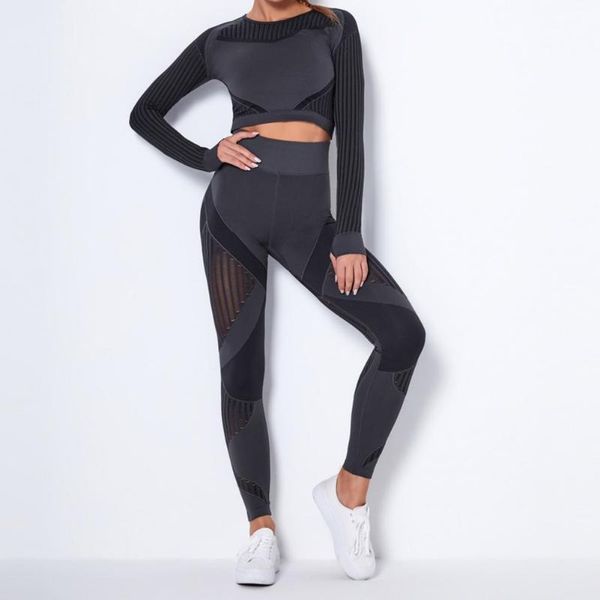 women's two piece pants fashion set women o-neck long sleeve high waist gym solid color hollow out seamless yoga outfit suit sportswear, White
women's two piece pants fashion set women o-neck long sleeve high waist gym solid color hollow out seamless yoga outfit suit sportswear, White