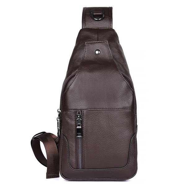 waist bags man's messenger bag men shoulder genuine leather chest crossbody business casual male handbag