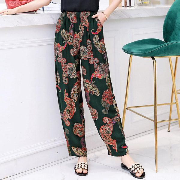 women's pants & capris women summer cotton print bloomers middle-aged elderly ladies mother loose large size xl-5xl ankle-length casual, Black;white
women's pants & capris women summer cotton print bloomers middle-aged elderly ladies mother loose large size xl-5xl ankle-length casual, Black;white