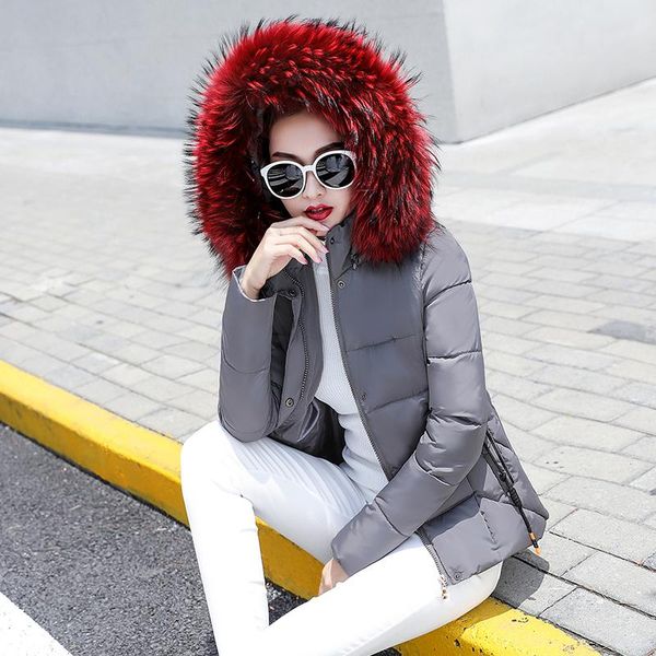 women's down & parkas 2021 winter slim hooded female jackets plus size solid with fur collar cotton padded casual thick coat ladies, Black
women's down & parkas 2021 winter slim hooded female jackets plus size solid with fur collar cotton padded casual thick coat ladies, Black