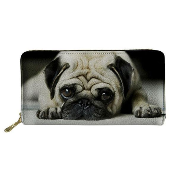 wallets cute pug dog print long for women notecase ladies holder leather zipper purse woman money bag portfel damski, Red;black
wallets cute pug dog print long for women notecase ladies holder leather zipper purse woman money bag portfel damski, Red;black