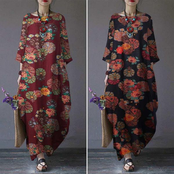 casual dresses vintage long sleeve floral printed maxi dress women sundress kaftan female baggy vestidos plus size, Black;gray
casual dresses vintage long sleeve floral printed maxi dress women sundress kaftan female baggy vestidos plus size, Black;gray