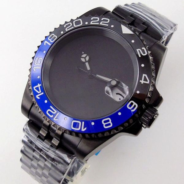 wristwatches 40mm black sterile dial sapphire glass automatic men's watch nh35 miyota 8215 mingzhu 2813 ceramic bezel jubilee strap, Slivery;brown
wristwatches 40mm black sterile dial sapphire glass automatic men's watch nh35 miyota 8215 mingzhu 2813 ceramic bezel jubilee strap, Slivery;brown