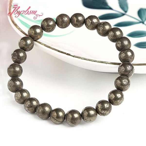 natural pyrite bracelet couple elastic line 4 6 810mm stone bracelets for man woman jewelry gift bangle, Black
natural pyrite bracelet couple elastic line 4 6 810mm stone bracelets for man woman jewelry gift bangle, Black