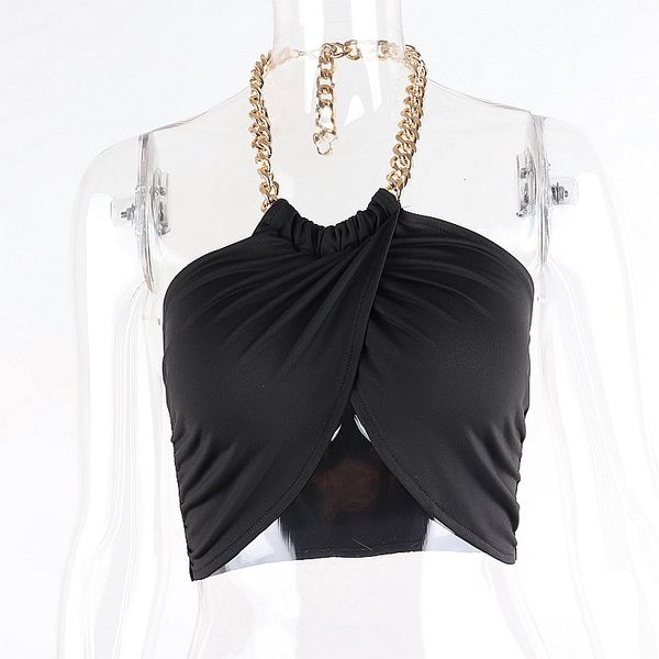 summer fashion chic halter chain crop for women baless cropped feminino bla wrap 2021 streetwearhigh quality, White
summer fashion chic halter chain crop for women baless cropped feminino bla wrap 2021 streetwearhigh quality, White