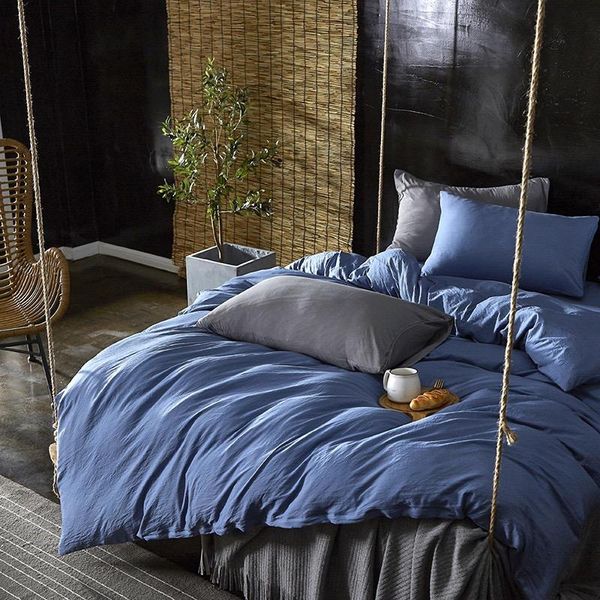 bedding sets blue washed cotton duvet quilt cover pillow case bed sheet soft comfortable breathable double king set oceania
bedding sets blue washed cotton duvet quilt cover pillow case bed sheet soft comfortable breathable double king set oceania