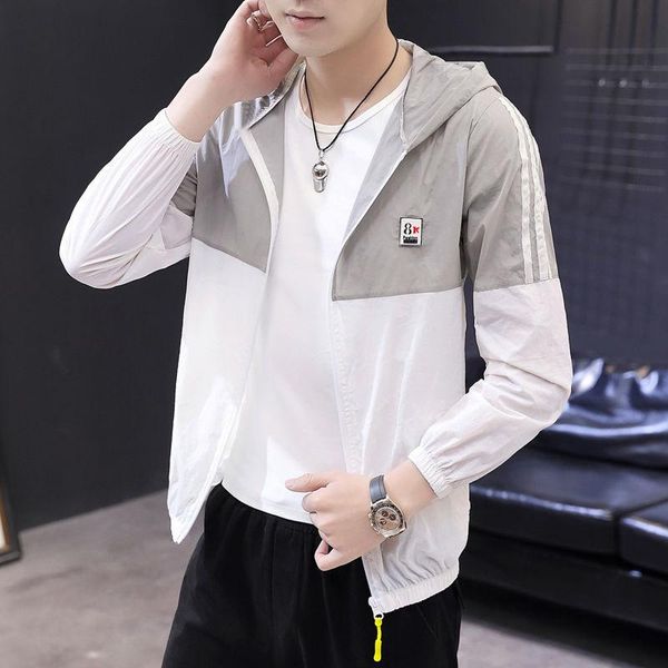 men's jackets summer men sunscreen clothes ultra thin breathable jacket boy hooded student trend leisure skin, Black;brown
men's jackets summer men sunscreen clothes ultra thin breathable jacket boy hooded student trend leisure skin, Black;brown