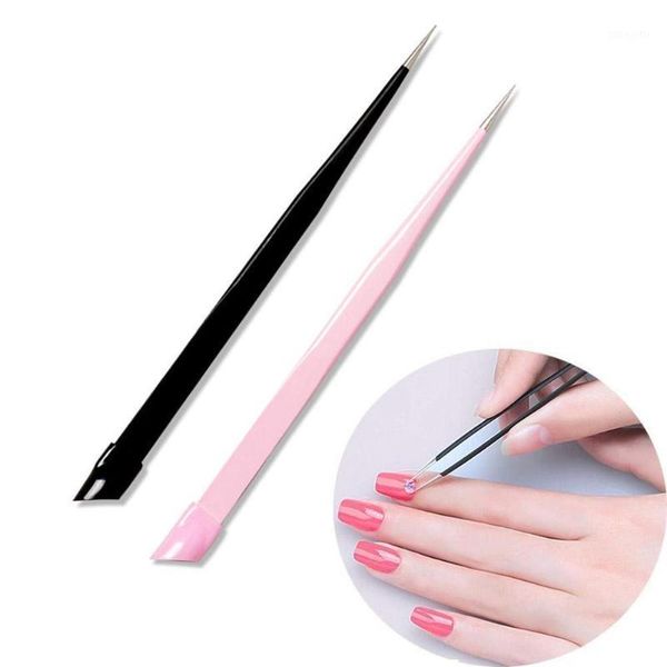 1pcs 2 heads straight nail tweezers with silicone pressing head for 3d sticker rhinestones water picker metal nails tool1
1pcs 2 heads straight nail tweezers with silicone pressing head for 3d sticker rhinestones water picker metal nails tool1