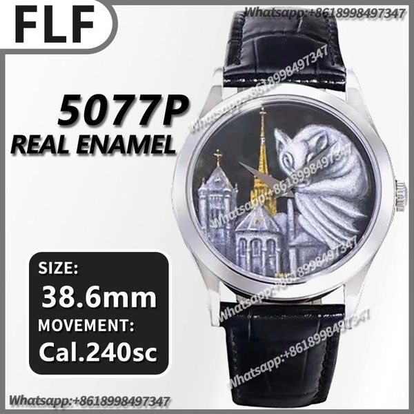 wristwatches men's automatic mechanical watch calatrava 5077p-100 ss flf 1:1 edition enamel dial on leather strap a240 (micro rotor), Slivery;brown
wristwatches men's automatic mechanical watch calatrava 5077p-100 ss flf 1:1 edition enamel dial on leather strap a240 (micro rotor), Slivery;brown