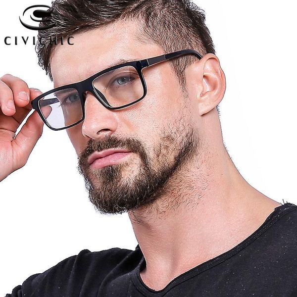fashion sunglasses frames chic tr90 leisure business glasses men retro rectangle myopia optical eyeglasses frame uv400 lunette de vue hd cle, Black
fashion sunglasses frames chic tr90 leisure business glasses men retro rectangle myopia optical eyeglasses frame uv400 lunette de vue hd cle, Black