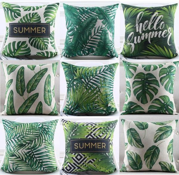 summer green leaves monstera cushion cover tropical plants flowers birds toucan parrot covers linen cotton pillow case cushion/decorative
summer green leaves monstera cushion cover tropical plants flowers birds toucan parrot covers linen cotton pillow case cushion/decorative