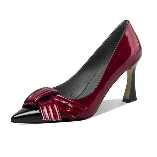 dress shoes concise shallow genuine leather women's mixed colors thick heels pumps summer elegant working casual woman, Black
dress shoes concise shallow genuine leather women's mixed colors thick heels pumps summer elegant working casual woman, Black