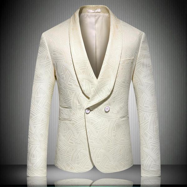 men's suits & blazers men jacquard suit jacket slim design business blazer coat asian size m xl xxl 4xl 5xl fashion dress man, White;black
men's suits & blazers men jacquard suit jacket slim design business blazer coat asian size m xl xxl 4xl 5xl fashion dress man, White;black