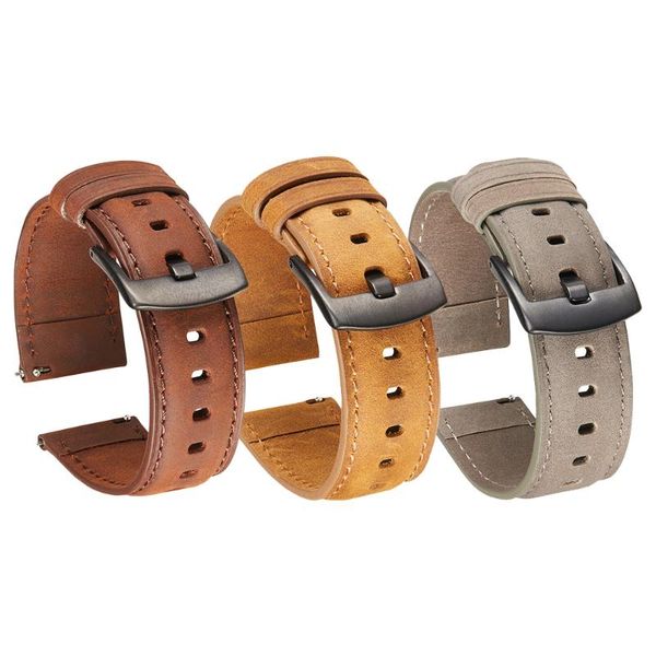 watch bands crazy horse style leather strap for huawei 3 pro band gt 2 46mm 42mm wristband honor magicwatch2/es watchband bracelet, Black;brown
watch bands crazy horse style leather strap for huawei 3 pro band gt 2 46mm 42mm wristband honor magicwatch2/es watchband bracelet, Black;brown