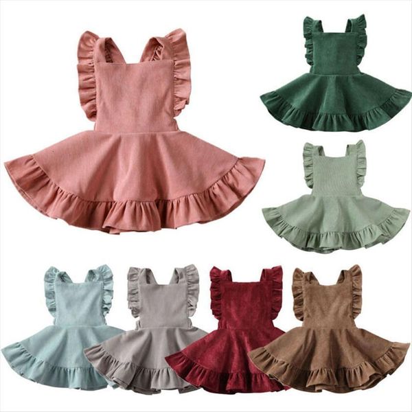 7 colors kids baby girls girl dresses summer pretty ruffles sleeveless solid knee length a line sundress outfit 6m 5y, Red;yellow
7 colors kids baby girls girl dresses summer pretty ruffles sleeveless solid knee length a line sundress outfit 6m 5y, Red;yellow