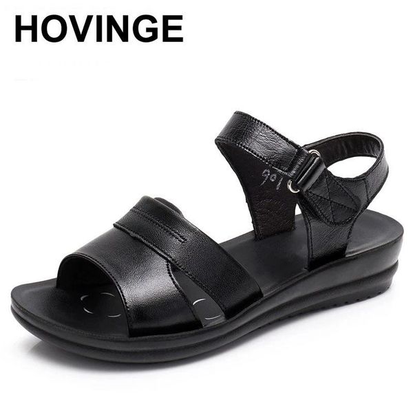 sandals hovingewomen summer shoes woman beach flat genuine leather buckle strap waterproof platform sandalias mujer women, Black
sandals hovingewomen summer shoes woman beach flat genuine leather buckle strap waterproof platform sandalias mujer women, Black