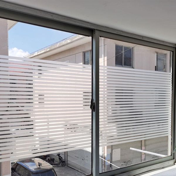electrostatic frosted office glass film sliding door partition anti-collision waist line window translucent stripe shutter stickers
electrostatic frosted office glass film sliding door partition anti-collision waist line window translucent stripe shutter stickers