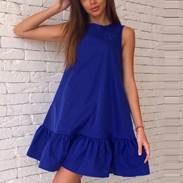 women's pleated dress fashion casual o-neck solid color vest sleeveless soft dresses sundress summer 2021, Black;gray
women's pleated dress fashion casual o-neck solid color vest sleeveless soft dresses sundress summer 2021, Black;gray