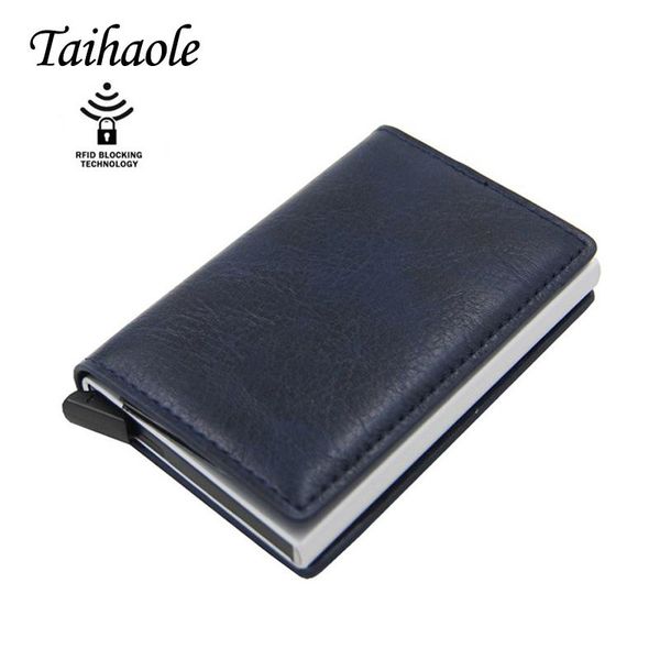card holders 2021 holder men and women metal rfid vintage aluminium box crazy horse pu leather fashion wallet, Brown;gray
card holders 2021 holder men and women metal rfid vintage aluminium box crazy horse pu leather fashion wallet, Brown;gray