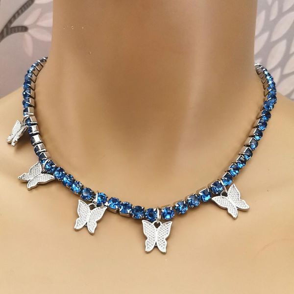 chokers butterfly tennis choker necklace chain for women luxury trend gold color out zircon neck chains jewelry wholesale kbn044, Golden;silver
chokers butterfly tennis choker necklace chain for women luxury trend gold color out zircon neck chains jewelry wholesale kbn044, Golden;silver