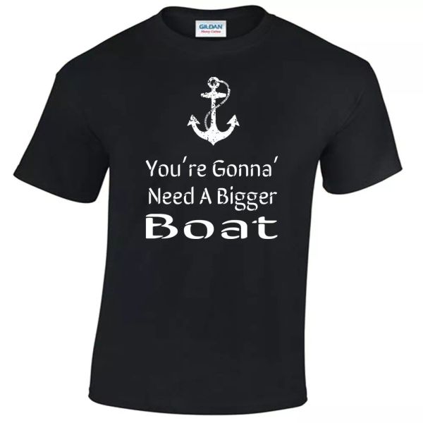 rachen herren t-shirt s-2xl lustig film you're gonna need a gröÃer boot, White;black
rachen herren t-shirt s-2xl lustig film you're gonna need a gröÃer boot, White;black