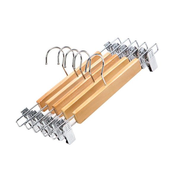 hangers & racks 5pcs burlywood clothing hanger with trouser clamp domestic coat stainless steel clip
hangers & racks 5pcs burlywood clothing hanger with trouser clamp domestic coat stainless steel clip