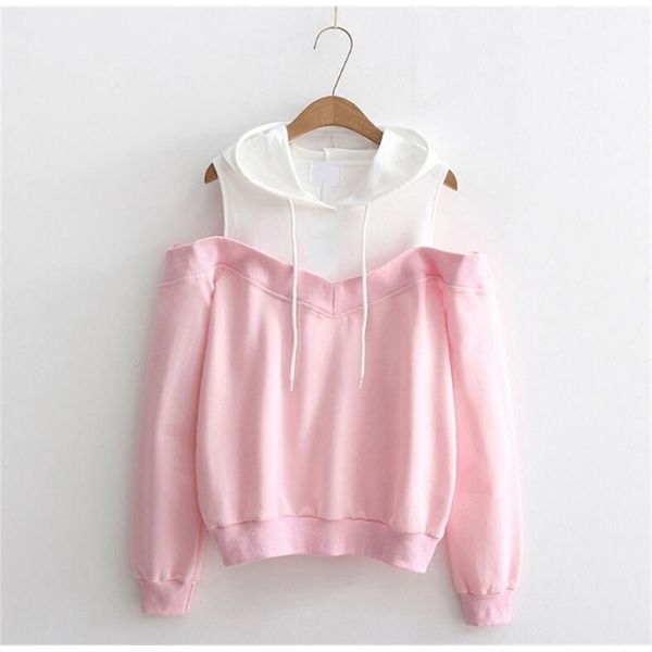 autumn fashion strapless shoulder fake two-piece hooded sweatshirt women 210909, Black
autumn fashion strapless shoulder fake two-piece hooded sweatshirt women 210909, Black