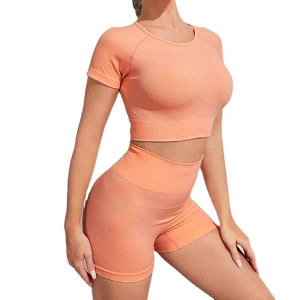 yoga outfit 2 pcs seamless set sport suit women workout clothes short sleeve crop shorts fitness sportswear athletic gym
yoga outfit 2 pcs seamless set sport suit women workout clothes short sleeve crop shorts fitness sportswear athletic gym