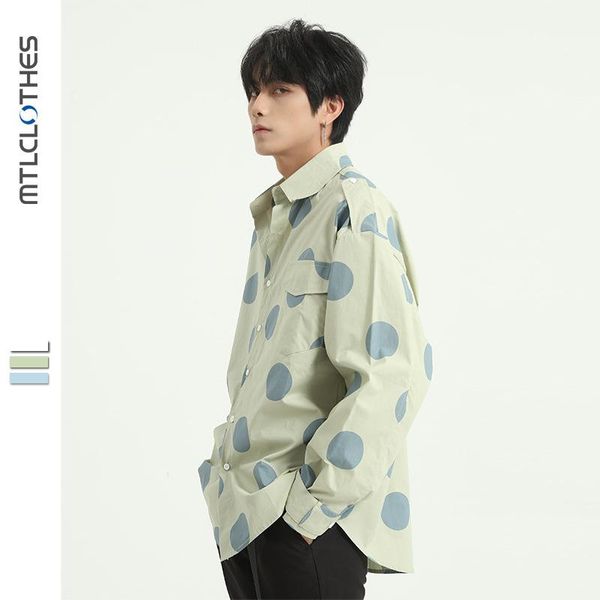 special zone | spring long sleeve men's korean loose trend dot printed shirt casual shirts, White;black
special zone | spring long sleeve men's korean loose trend dot printed shirt casual shirts, White;black
