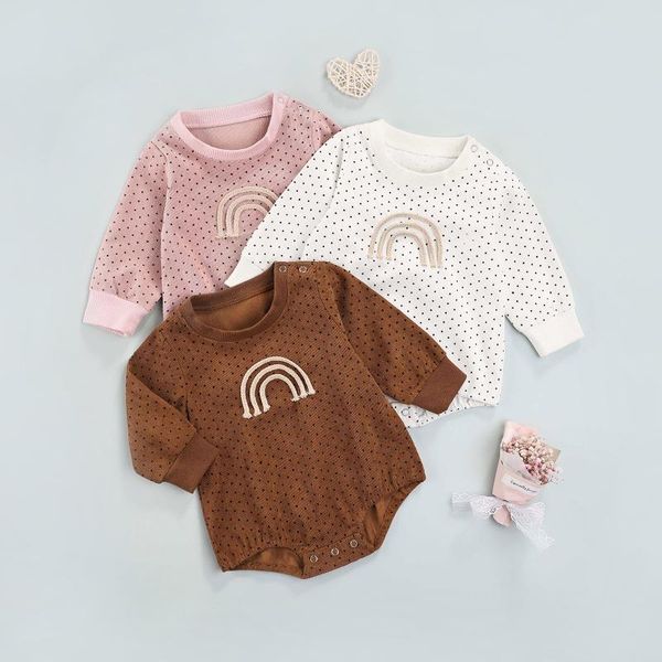 jumpsuits 0-24m autumn baby girls boys cute rompers polka dot rainbow printed long sleeve button, Blue
jumpsuits 0-24m autumn baby girls boys cute rompers polka dot rainbow printed long sleeve button, Blue