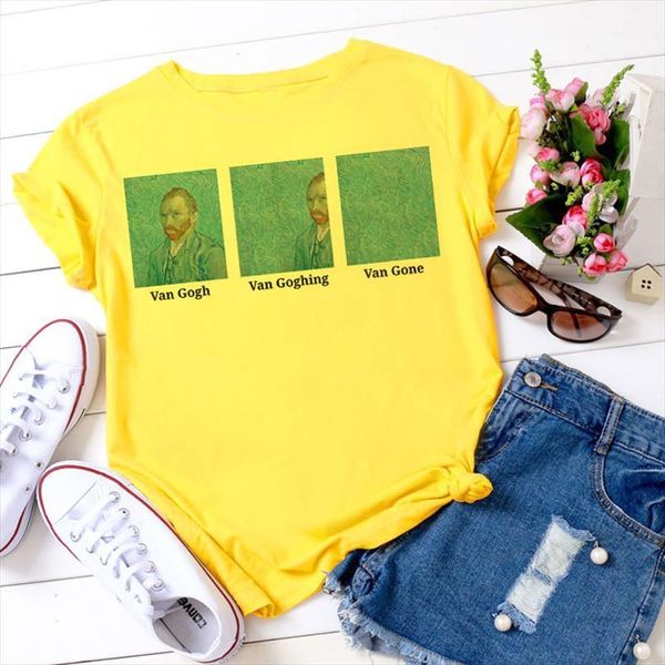 Camisetas Verano Mujer And Mens T Shirt Women Summer Vogue Print Harajuku Cartoon Van Gogh Oil Streetwear Gothic, White;black
Camisetas Verano Mujer And Mens T Shirt Women Summer Vogue Print Harajuku Cartoon Van Gogh Oil Streetwear Gothic, White;black