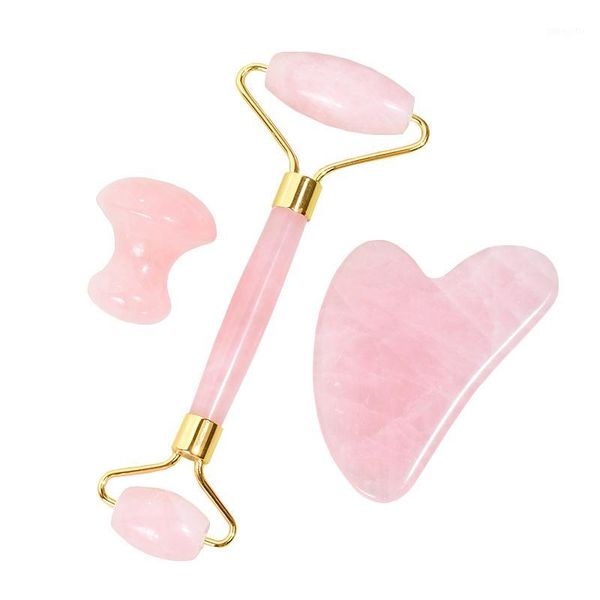 rose quartz guasha massager natural stone facial roller massage tool set spa acupuncture scraping crystal body face health care1 
rose quartz guasha massager natural stone facial roller massage tool set spa acupuncture scraping crystal body face health care1