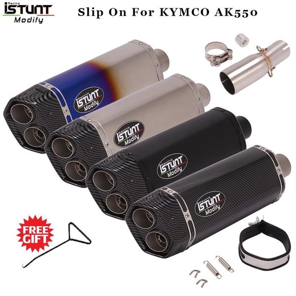 motorcycle exhaust system kymco ak 550 double hole pipe muffler escape middle link with moveable db killer slip on for ak550
motorcycle exhaust system kymco ak 550 double hole pipe muffler escape middle link with moveable db killer slip on for ak550
