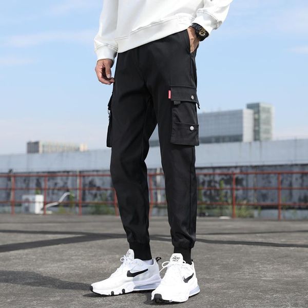 men's pants 2021 cargo harem hip hop casual male joggers trousers fashion streetwear, Black
men's pants 2021 cargo harem hip hop casual male joggers trousers fashion streetwear, Black